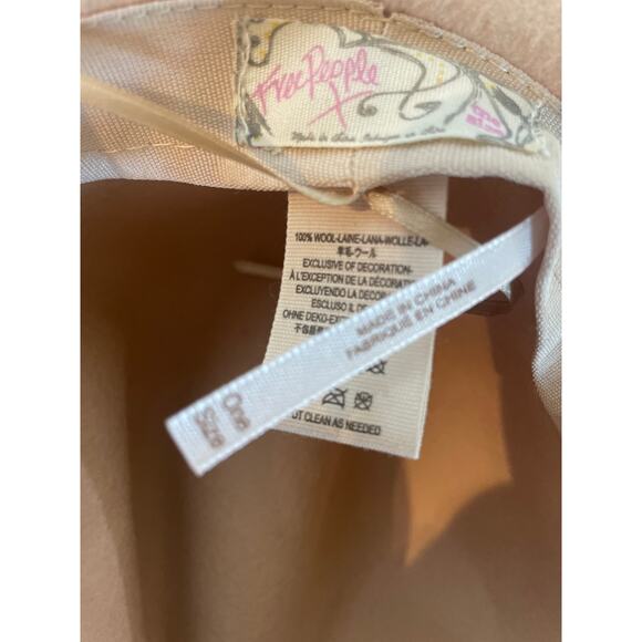 FREE PEOPLE Beaumont Felted Wool Hat Sexy Cowgirl Western Country Rancher FP - Picture 5 of 5